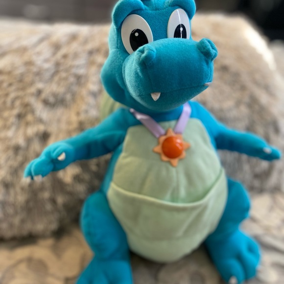 ✨ Vintage Dragon Tales Talking Plush 1999 Plyskool Light Up - Picture 13 of 14